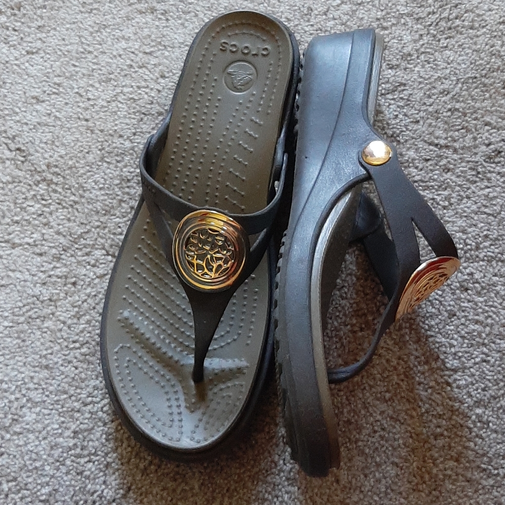 Croc sandals